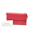 Celine Leather Folded Clutch On Strap Secondhand
