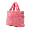 Prada Spugna Terry Cloth Logo Tote Secondhand