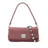 Miu Miu Matelasse Nappa Crystal Chain Satchel Secondhand