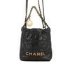Chanel Mini Shiny Calfskin 22 Handbag Secondhand