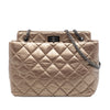 Chanel Quilted Metallic Aged Calfskin Reissue 2.55 Tote Secondhand