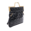 Fendi FF 1974 Embossed Patent Shopping Tote Secondhand