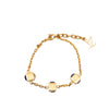 Secondhand Louis Vuitton Gold Plated Gamble Strass Bracelet