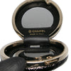 Chanel Quilted Patent Round Mirror Chain Necklace Secondhand