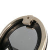 Chanel Quilted Patent Round Mirror Chain Necklace Secondhand