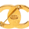 Chanel CC Gold Plated Turn Lock Brooch Secondhand
