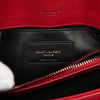 Saint Laurent Medium Quilted Chevron Sheepskin College Satchel Secondhand