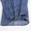 CC Collection Corneliani Dark Blue Patterned Shirt, Size 40 IT Secondhand