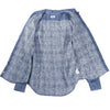 CC Collection Corneliani Dark Blue Patterned Shirt, Size 40 IT Secondhand
