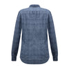 CC Collection Corneliani Dark Blue Patterned Shirt, Size 40 IT Secondhand