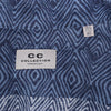CC Collection Corneliani Dark Blue Patterned Shirt, Size 40 IT Secondhand