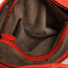 Bottega Veneta Intrecciato Hobo Leather Shoulder Bag in Red Secondhand