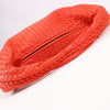 Bottega Veneta Intrecciato Hobo Leather Shoulder Bag in Red Secondhand