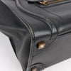 CELINE Luggage Micro Leather Handbag in Black Secondhand
