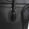 CELINE Luggage Micro Leather Handbag in Black Secondhand