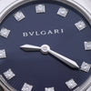 Bvlgari Lucea LU28S L4136 SS QZ Blue-Face Watch Secondhand