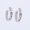 Secondhand Collection Privée Diamond Earrings K18WG 4.4g 1.0 ct