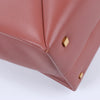 Valentino Garavani One Studs Leather 2Way Shoulder Bag in Chestnut Secondhand