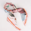 Louis Vuitton "up AND away" M77661 100% Silk Scarf in Pink GM1213 Secondhand