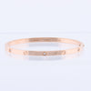 Cartier Love SM Half Diamond Bracelet 750(PG) 18.6g 17 Secondhand