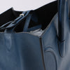 CELINE Luggage Phantom Medium Grained Leather Handbag in Navy Blue (Marketplaces) Secondhand