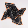 Hermès Carré 90 "COMPLICATION EQUESTRE" 100% Silk Scarf in Black Secondhand