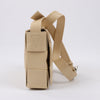 Bottega Veneta Maxi Intrecciato Cassette Leather Shoulder Bag in Beige Secondhand