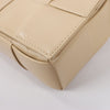 Bottega Veneta Maxi Intrecciato Cassette Leather Shoulder Bag in Beige Secondhand
