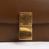 Celine Classic Box Small Leather Shoulder Bag in Brown Secondhand