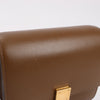Celine Classic Box Small Leather Shoulder Bag in Brown Secondhand