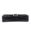 Balenciaga Hourglass Mock Croc Shoulder bag in Black Secondhand