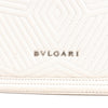 BVLGARI Serpenti Leather Chain Shoulder Bag in White Secondhand