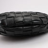 Bottega Veneta Intrecciato Sardines Leather Shoulder Bag in Black Secondhand