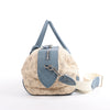 Louis Vuitton Monogram Denim Speedy Round GM 2Way Handbag in Beige Secondhand