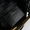Bottega Veneta Intrecciato Sardines Leather Shoulder Bag in Black Secondhand