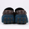 Louis Vuitton 14 years Suede Driving Loafers in Navy x Brown, Size 43 EU, ND0114 (Marketplaces) Secondhand
