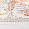 Hermes Carré 90 "HARNAIS DE COEUR" Silk handkerchief in Multicolor Secondhand