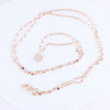 Collection Privée Rose Gold (18k) chain and pendant set with 11 natural diamonds Secondhand