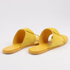 HERMES Kaia Suede Sandals in Yellow Gold, Size 36.5 EU Secondhand