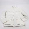 Eleventy White Quilted Down Jacket, Size 48 Secondhand