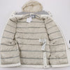 Eleventy White Quilted Down Jacket, Size 48 Secondhand