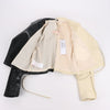Secondhand Marni Two-Tone Cropped Leather Jacket, Size 40 IT