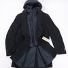 CC Collection Corneliani Wool Coat with Removable Hooded Liner, Size 50 Secondhand