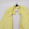 Secondhand Alessandro Vigilante Yellow Blazer with Coordinating Bra Top, Size 44/40 IT