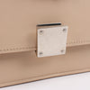 Celine Case Flap Leather Chain Shoulder Bag in Beige Secondhand