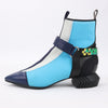 Louis Vuitton Neoprene Deep Sea Ankle Boot in Blue, Size 39 EU Secondhand