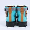 LOEWE Anagram 20SS Canvas & Leather Short Boots 44 EU in Multicolor (Marketplaces) Secondhand