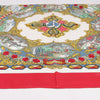 Hermès Carré 90 "L’ENTENTE CORDIALE" Silk handkerchief in Red Secondhand
