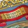 Hermès Carré 90 "L’ENTENTE CORDIALE" Silk handkerchief in Red Secondhand