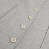 Helmut Lang Double-Face Wool Coat in Grey, Size XS Secondhand